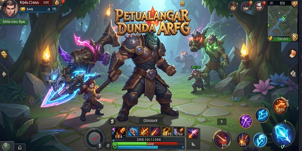Gameplay mendebarkan di dunia ARPG 3446 dengan pertarungan seru.