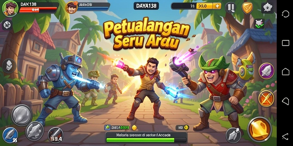 Tangkapan layar gameplay DAYA138 yang penuh aksi dan tantangan seru.