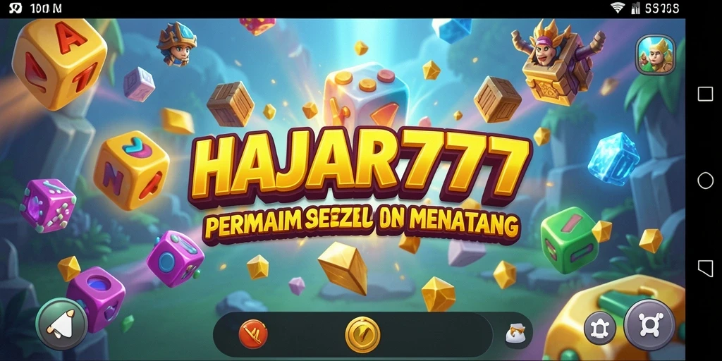 Tampilan gameplay HAJAR777 yang menarik dalam berbagai mode Puzzle.