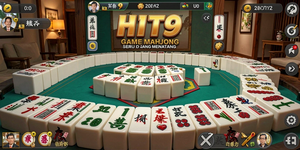Screenshot menunjukkan gameplay Mahjong yang asyik dan menarik.