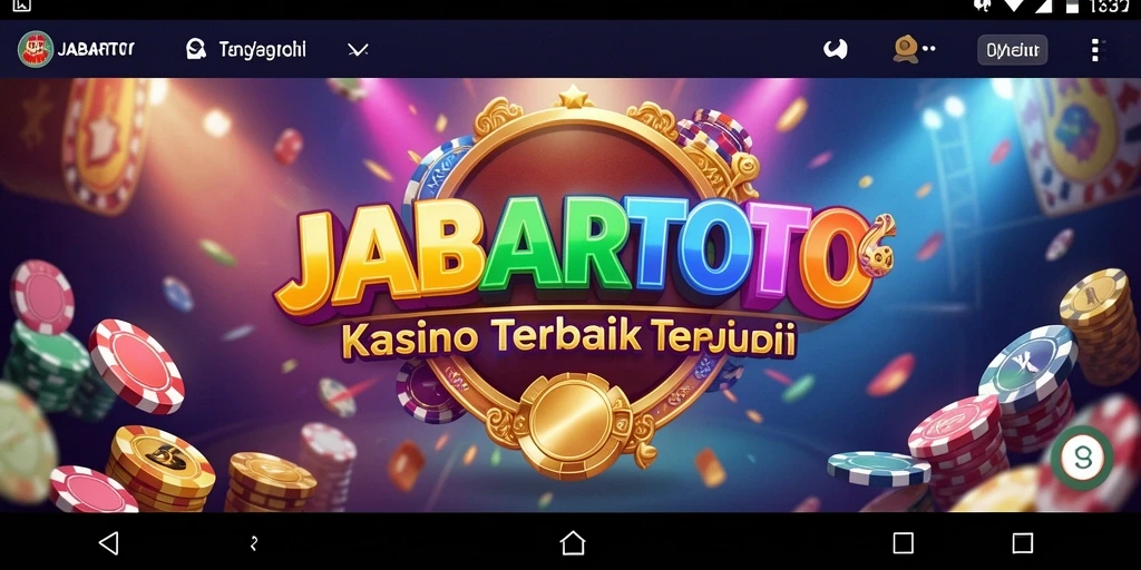 Screenshot JABARTOTO menampilkan momen mendebarkan saat bermain Kasino.