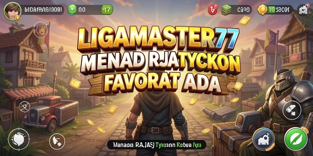Tampilan gameplay LIGAMASTER77 yang menarik dan interaktif.
