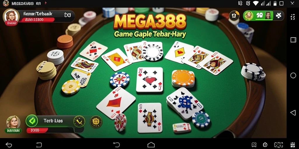 Tampilan gameplay Gaple yang menarik di MEGA388.