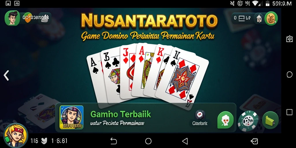 Tampilan menarik gameplay domino NUSANTARATOTO yang seru.