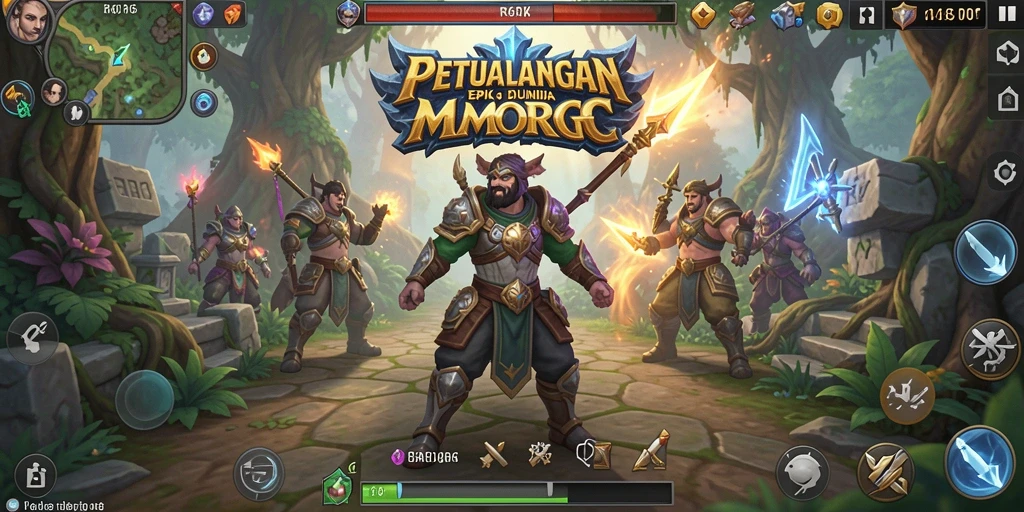 Gameplay R6R6 yang seru dan menantang dalam MMORPG.