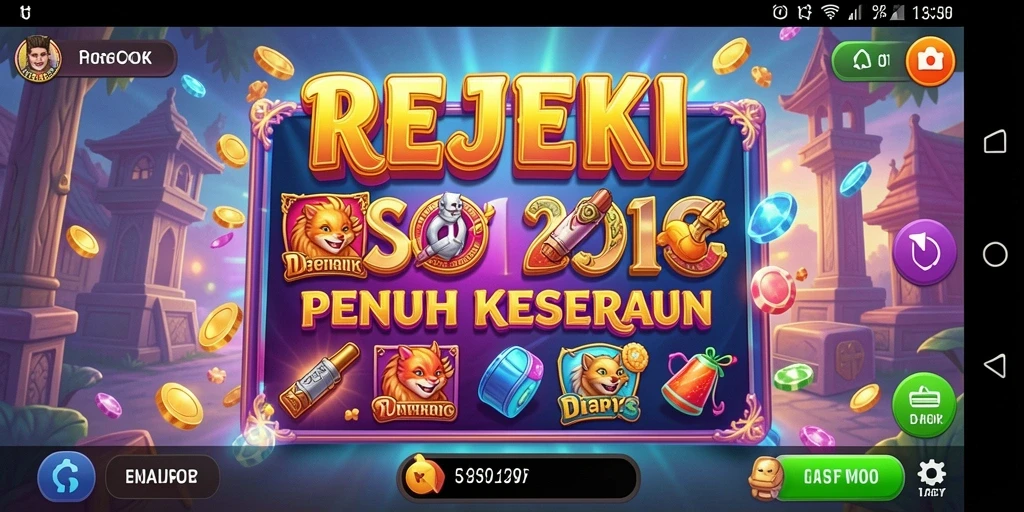 Tampilan gameplay REJEKI yang menakjubkan dan menegangkan.