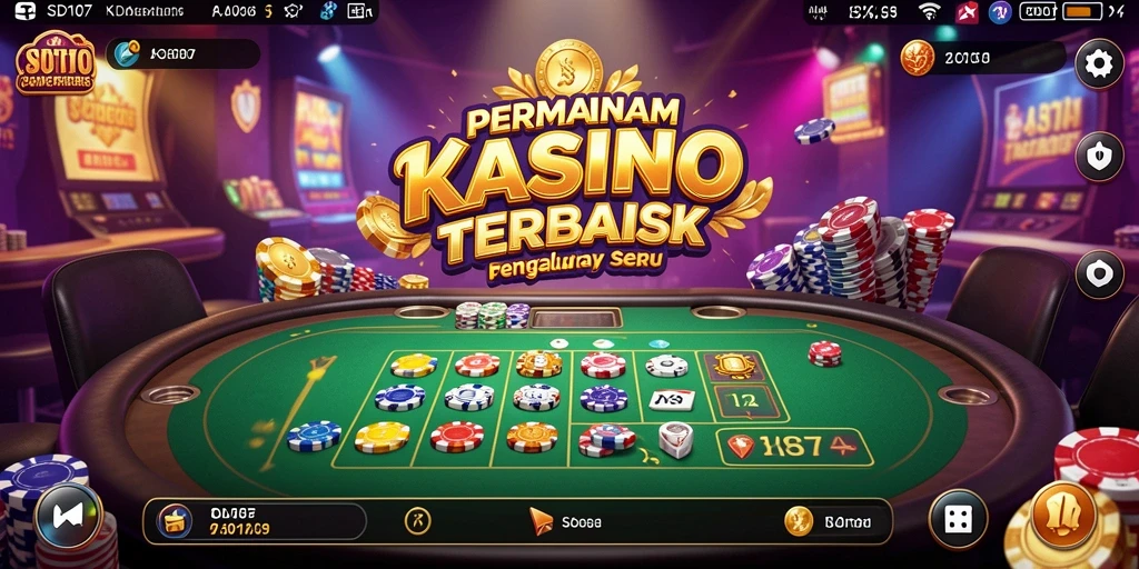 Tampilan gameplay Kasino yang mengasyikkan dan interaktif di SD107.