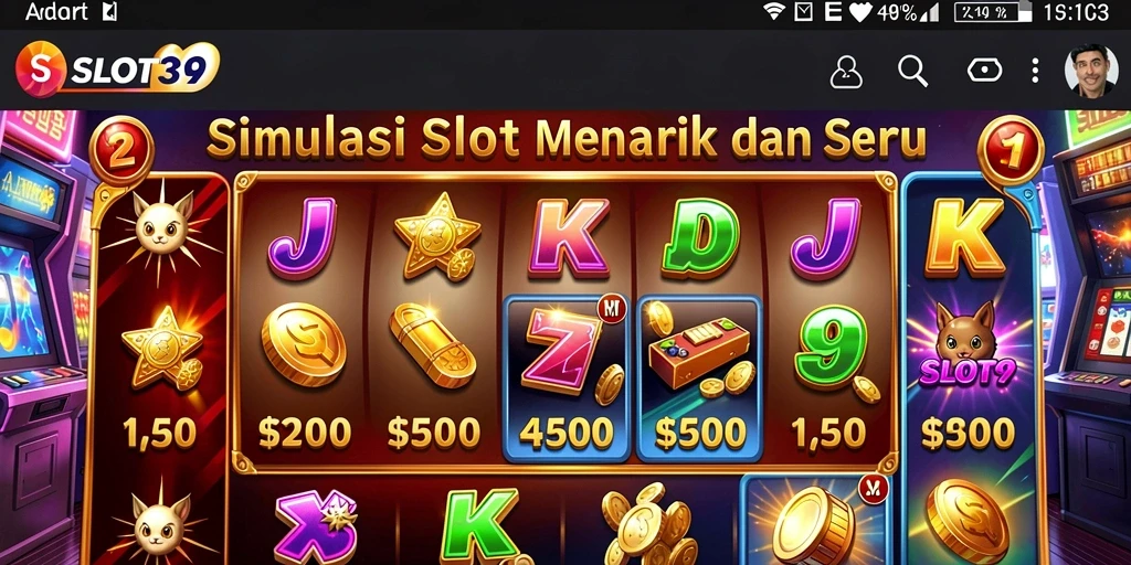 Tampilan gameplay SLOT39 yang mengasyikkan dan penuh warna.