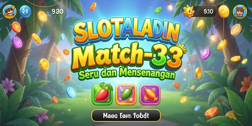 Tampilan gameplay menarik di SLOTALADIN yang penuh warna.