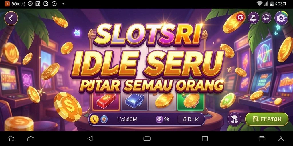 Screenshot dari gameplay SLOTSRI menampilkan berbagai slot menarik dan antarmuka yang ramah pengguna.