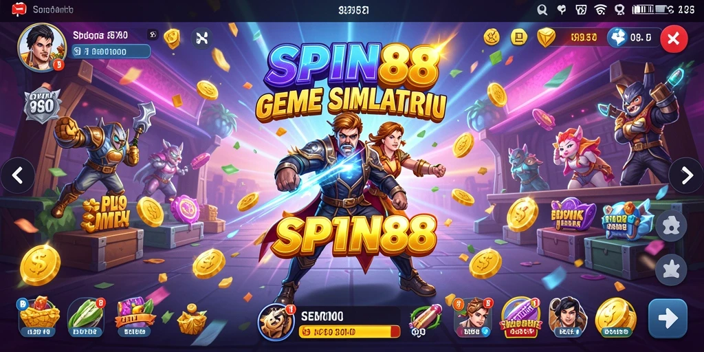 Tampilan gameplay SPIN88 yang menarik dan interaktif.