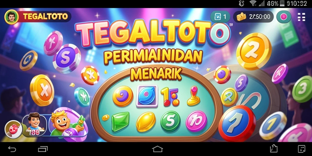 Tampilan permainan Bingo yang menarik dan penuh warna