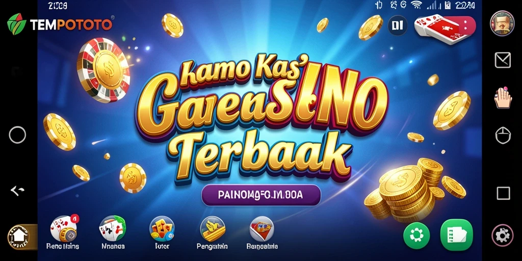 Tangkapan layar utama dari gameplay Kasino TEMPOTOTO yang seru.