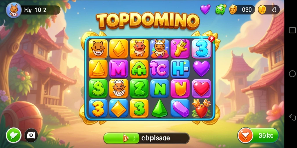 Screenshot gameplay menunjukkan keseruan permainan Match-3 yang menantang.