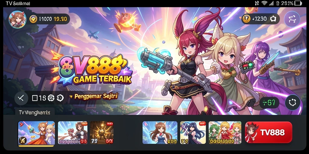 Gameplay <strong>TV888</strong> yang mendebarkan dengan karakter anime favorit.