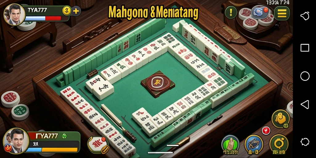 Tampilan gameplay <strong>TYA777</strong> yang menakjubkan saat bermain Mahjong.
