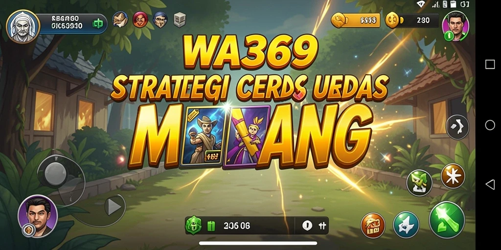 Screenshot gameplay strategis WA369 yang memperlihatkan pertempuran seru.